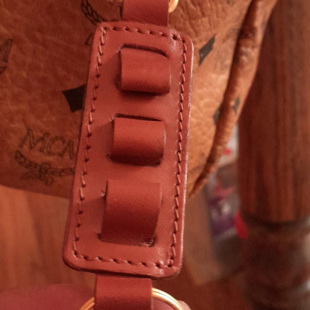 MCM Golf Collection Visetos Tote **RARE** - Picture 7 of 9